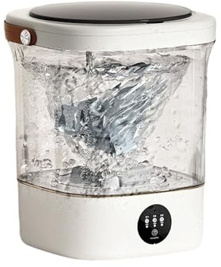 Mini Machine À Laver - 12 L 3 Vitesses Lave-linge pour Vêtements | Lave-Linge Portable | Pour Appartement Maison Camping Déplacement Dortoir Linge Serviette Soutien-gorge