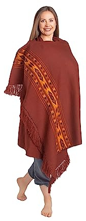 Om Shanti Crafts Meditationsschal oder -decke, exotischer Schal / Wickeltuch, Übergröße, Schal oder Stola, Unisex, Rot/Ausflug, einfarbig (Getaway Solids), 7' X 3.5'