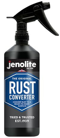 JENOLITE Rust Converter Liquid Trigger Spray | 500ml | Corrosion Inhibitor & Metal Treatment | Surface Remedy & Remover for Cars | Converts Rust into a Stable, Primed & Ready-to-Paint Surface