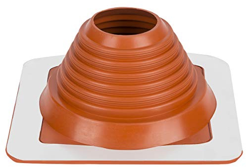 FOLNET Silikon Hochtemperaturbeständige Dachdurchführung 102-210 mm | Rohrmanschette Dichtungsflansch für Blechdachdeckungen Kabel- Rohrdurchführung Dichtungslansche aus Silikon 6 bis 521 mm