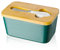 Mantequillera de Porcelana con Cuchillo y Tapa de Madera, Candiicap Contenedor Grande para Mantequilla, Recipiente Hermética para Todo Tipo de Mantequilla(Verde Mate)