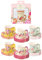 Talking Tables Pack of 24 Vintage Floral Cup & Saucer Afternoon Tea Set, Truly Scrumptious Disposable Tableware for Birthday or Garden Party, Baby Shower, Wedding, TRULYCUPSET24