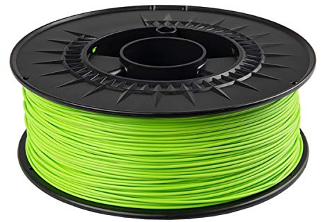 SUPER-FILAMENT ASA+ Filament 1.75mm 1kg für 3D Drucker ähnl. RAL Farben (Gelbgrün RAL 6018) passend für die AMS von Bambu Lab