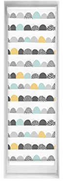 Blindecor Blackout Easyfix Tenda a rullo con stampa per bambini, semiluna, 40 x 150 cm