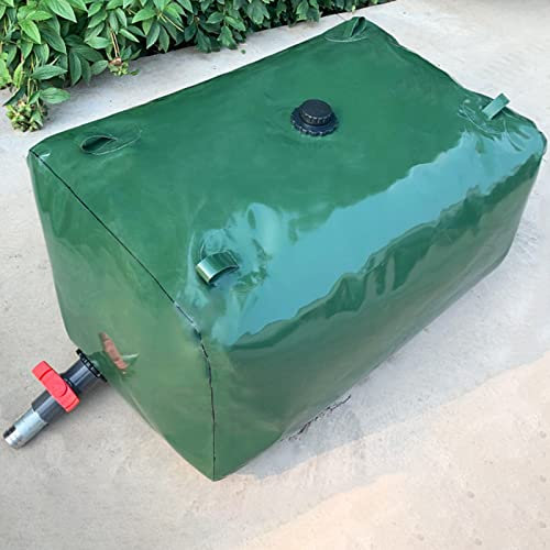 Wassersack Beutel Wasserbehälter Träger 110 200 300 400 500 600 700 800 1000 L Wasserspeicherblase, Grün Zusammenklappbar Tragbar Wassertank Für Camping Bewässerung Dürre ( Size : 5x1x1m/5000L/1320Gal