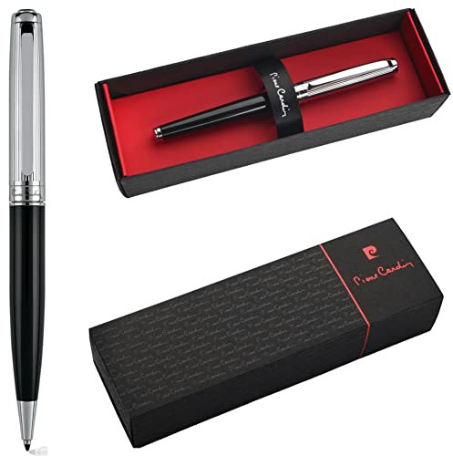 Pierre Cardin® DIDIER Kugelschreiber mit Gravur | Premium Stift Etui | blaue Mine | edel | personalisiertes Geschenk | Namen | graviert | Jahrestag | Geburtstag