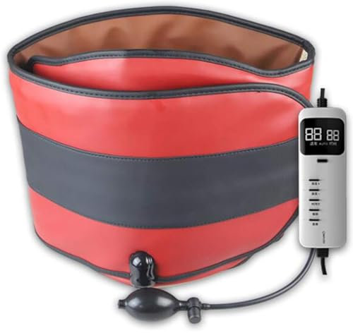 ZALIX Gewichtsverlust Schlankheitsgürtel/Vibration Heizgürtel Massage Heiße Kompresse Vibration Fettverbrennung Bauch Wärmegürtel Schlanker Bauch Magisches Gerät,A