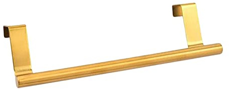 FLCPJGV Porte-Serviettes de Cuisine sur Meuble Doré, à Suspendre à L'intérieur Ou à L'extérieur des Portes, étagère de Rangement pour Torchons, Torchons,
