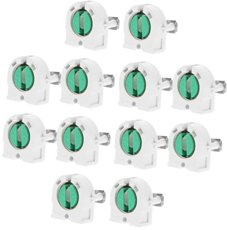 HOLIDYOYO Portalampada per Tubo Fluorescente, Supporto per Lampada a Tubo, Adattatore Luce per Uso Domestico e Industriale, Accessori Lampade Resistenti e Compatibili