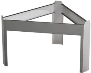 Donato Rocila PIEDISTALLO, TREPPIEDI, Base per CONTENITORI in Acciaio Inox ENOLOGICI, Realizzato in Acciaio ZINCATO, Varie Misure -Made in Italy SRL (PIEDISTALLO per LT 400 con d. 72,5 CM)