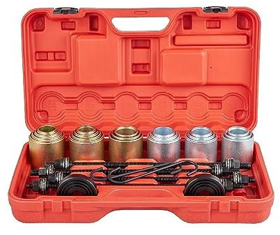 ZUYNPOQ Strumenti di Riparazione Auto 26 Pezzi Pressa Universale e Kit Rimozione Auto Installazione boccole Cuscinetti Strumento per Riparazione Auto Manutenzione Auto