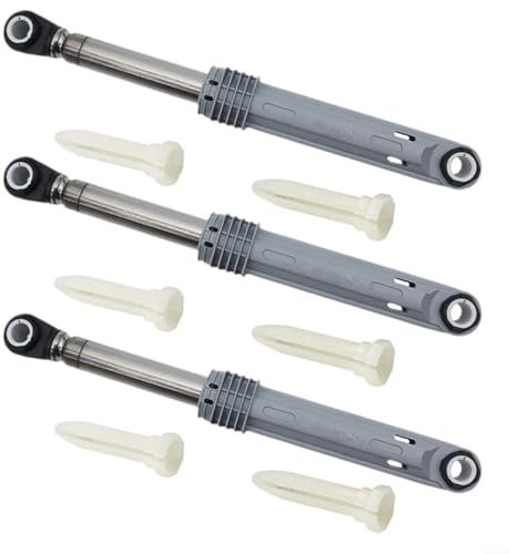 Washing Machine Damper 80N 4901ER2003B Vibration Absorber Shock Absorber Set for Major Appliances, 3 Pack with 6 Pins, Easy Installation, Enhanced Stability, 19.5x3x3cm