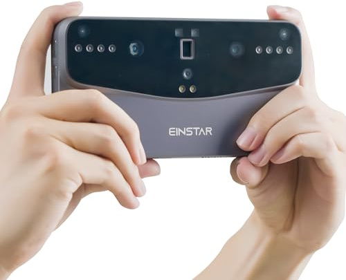 SHINING 3D EINSTAR VEGA Kabelloser 3D-Scanner, All-in-One Handgerät, Duale Technologie für kleine bis große Objekte, 48MP Farbe, Kompatibel mit Win/Mac, 32 GB