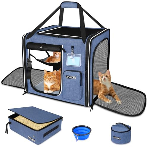 Petskd Kombinierbare Transportbox für große Katzen