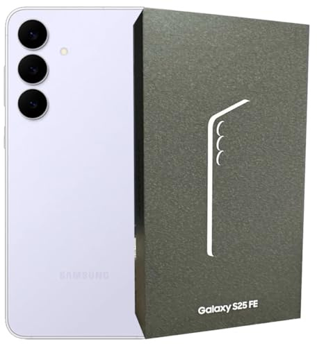 Samsung Galaxy S25 FE, Smartphone Android 5G avec Galaxy AI, 128 Go, Chargeur Secteur Rapide 25W Inclus, Smartphone déverrouillé, Bleu Clair, Version FR