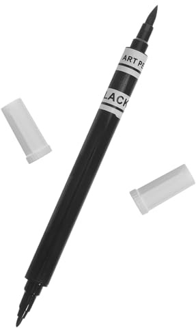 TOYANDONA Edible Cake Decorating Pen Dual-tip Handheld Food Coloring Marker for Cookies Macarons and Frosting Fine Craftsmanship with Protective Cap Non-toxic Baking Art Tool for Home and