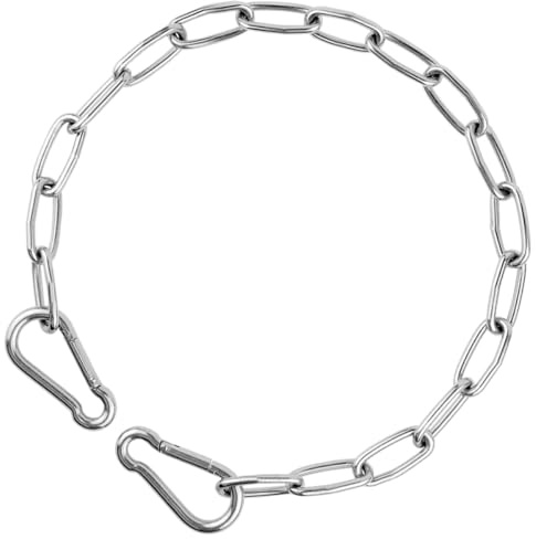 Gadpiparty Verrou de Porte à Chaîne en Acier Inoxydable 59 Cm, Serrure Résistante à L'usure Tige Renforcée, Accessoire de Quincaillerie pour Portes de Grange, Portails et Clôtures, Usage