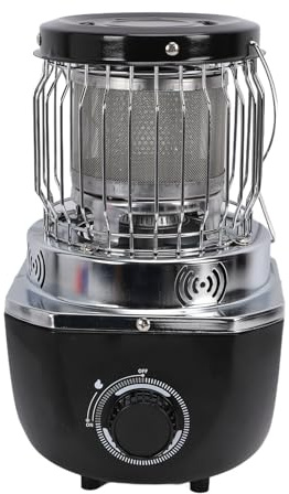 Asixxsix Stufa a Gas Portatile 2 in 1, Stufa a Gas da Campeggio Esterna in Alluminio Leggero con Pratica Custodia, per Riscaldamento e Cucina di Emergenza per Picnic in Campeggio