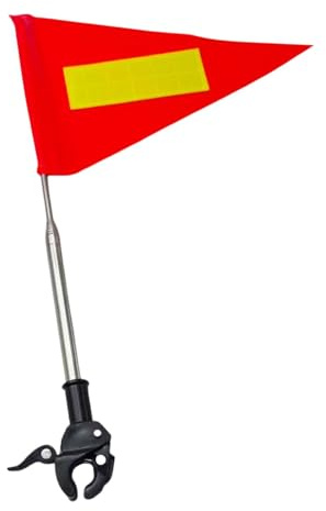 LeeQinersw Flag Pole Kit Telescopic Pole for Bike Trailer Mobility Scooter