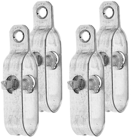 IMIKEYA 4 Pièces Tendeur de Câble Métallique en Acier Argenté pour Serrage et Protection Solaire, Conception Multifonctionnelle Facile à Utiliser, Outil Robuste pour Fil et Corde