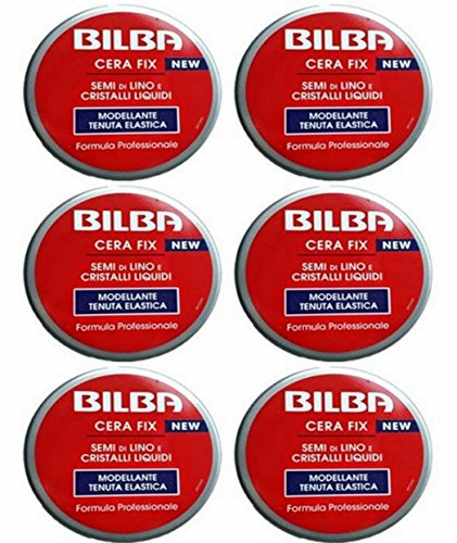 6 Bilba FIX Haarwachs Formend Elastischer Halt Leinsamen Kristall