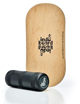 The Indo Board “Rocker” Model. Balance Board with Roller. Balance Training for Core Strength, Stability & Athletic Performance - Surfing, Skateboarding, Snowboarding. Designed for Progression.