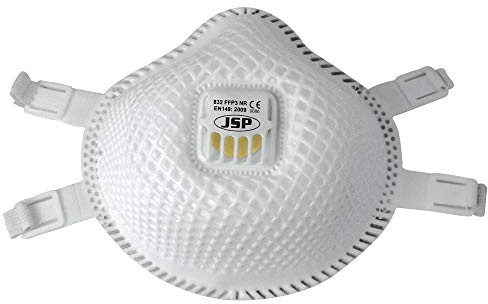 JSP Flexinet™-Maske FFP3 mit Ventil - (832) - Schachtel mit 5 Stück (BER130-001-M00)