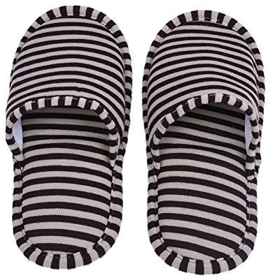 Dilwe Pantofole interne, pantofole antiscivolo in cotone confortevole ed hotel EVA con custodia per uso interno per uomo/donna