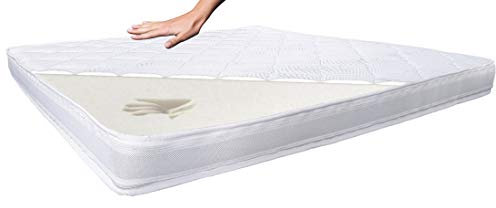 Matratzen Perfekt Viscoschaum Topper Tokio, 100 x 200 cm – orthopädische Matratzenauflage mit hoher Punktelastizität, ideal für Federkernmatratzen & Boxspringbett, Höhe 12 cm