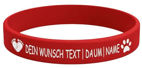 Temeite Kautschukband, 100% umweltfreundliches Silikonmaterial, Modisch und Design, Geeignet für alle Altersgruppen, Regenbogen-Silikonarmband, Personalisiertes Armband (Farbe: Weiß)