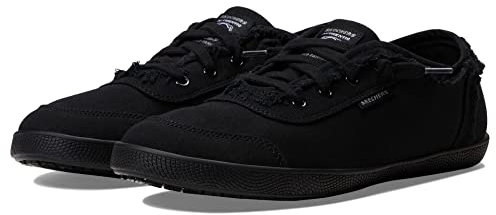 Skechers Women's B Cute Sr-108088 Oxford Flat, Black, 4 UK