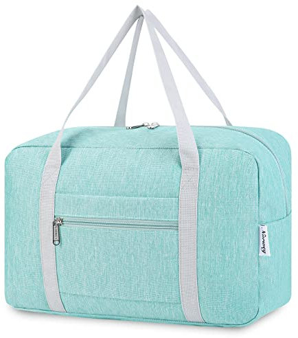 Narwey 20L Ryanair Handgepäck 40x30x20, Ryanair Handgepäck Tasche 40x20x25 Faltbare Klein Reisetasche Handgepäck Damen & Weekender Damen Herren (Minzgrün)