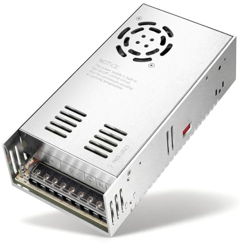 LightingWill Schaltnetzteil 12V 30A 360W Netzteil, LED Trafo Schaltwandler AC 230V auf DC 12 Volt, Adapter Transformator für LED Streifen Lichter, 3D Drucker, CCTV, LED Beleuchtung