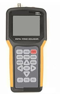 Oscilloscope numérique, Oscilloscope de poche Oscilloscope de stockage numérique portable multimètre monocanal 20MHZ sonde 200MS/S Portable et facile à utiliser