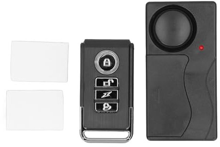 Beufee 108 DB Fahrradalarm Mit Fernbedienung, Diebstahlschutz Für Fahrräder, Motorräder, Einbruchalarm, 10 Stufen, Einstellbare Sicherheit, Vibration, Bewegungssensor, Alarm Für Tür, Fenster