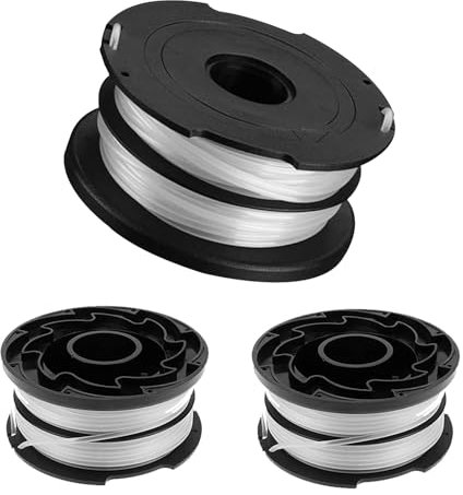 DF-065 String Trimmer Replacement Spool Compatible with Black and Decker GH700 GH710 GH750,DF065 AFS Dual Line 36ft 0.065 (3Pack)