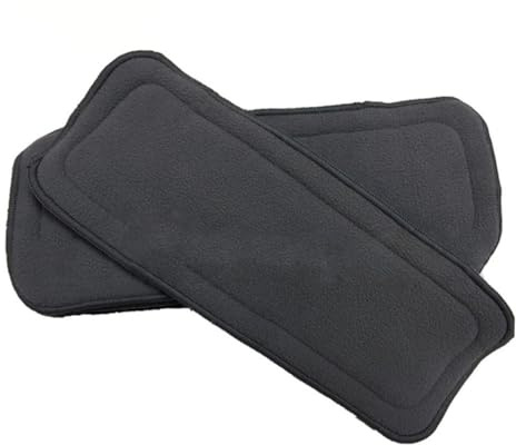 BESTonZON Babywindeln Aus Holzkohlefaser 2er-pack Waschbar Weich Atmungsaktiv Windeleinlage Stoffwindel Maschinenwaschbar