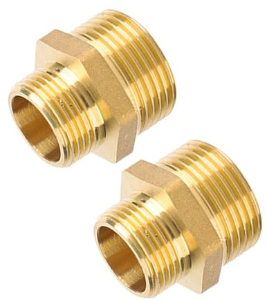 2 pezzi Riduzione 1/2 a 3/8, flessibile 3/8 pollice a 1/2 pollice, adattatore, per riduttori per tubi dell'acqua (16 x 20 mm)