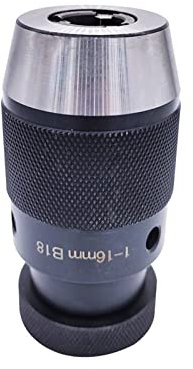SVKVBNLNGK Portabrocas de 1-16mm B16 B18 for máquinas Herramientas y Herramientas portátiles, portabrocas Profesional, portabrocas sin Llave, Herramienta de Torno Chuck(B16)