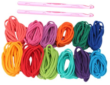 OSALADI Boucles De Tissage Pour Métier à Tisser Recharges De Boucles Pour Maniques Cordes Élastiques Pour Métier à Tisser Kit De Pour Filles