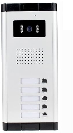 Intercoms Wireless for Home 700TVL Waterproof Intercom System Video Door Phone Outdoor Camera IR Light Vision with Multi Call Buttons for Apartment/Homes(520C-5)