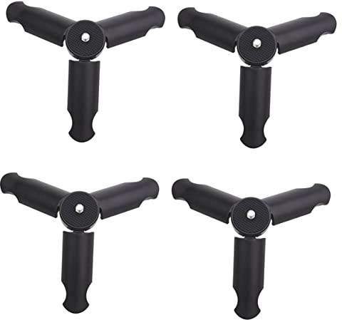 SHINEOFI 4pezzi Treppiede Da Tavolo Treppiede Da Trasmissione Video Per Fotocamera Vite Piattaforma Stabile Per Live Streaming Fotografia e Registrazione Video