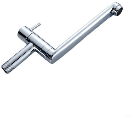 Niceminiwall Stainless Steel Wall-Mounted Cold Water Faucet - Kitchen Sink Tap - Single Handle Control Cold Water Tap - Outdoor Pool Tap Laundry Room Faucet