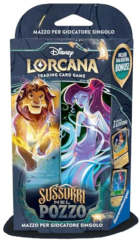 Ravensburger - Disney Lorcana Tcg Set 10: Whispers In The Well | Giochi Di Carte Per Adulti E Bambini Con 60 Carte Disney Lorcana | Giochi Bambini 10 Anni In Su Collezionabili | Regalo Bambino 10 Anni