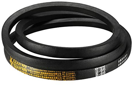Sourcing map B66 Courroie de transmission en caoutchouc, Courroie Trapézoïdale pour courroie de traction industrielle 15,2 cm