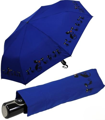 Doppler Mini Taschenschirm Auf-Zu-Automatik Cats