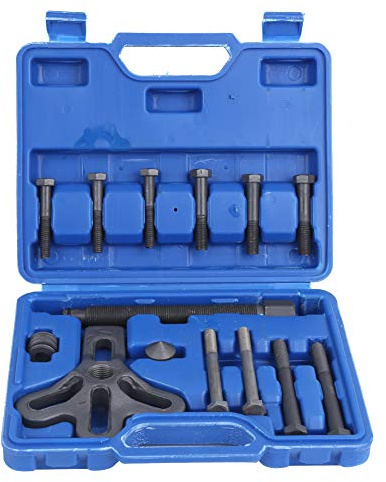 13pcs Steering Wheel Puller Kit Remover Harmonic Balancer Gear Pulley Car Repair Tools, Special Tools Motor & Driveline, Harmonic Balancer Puller Set Remove Throttle Discs