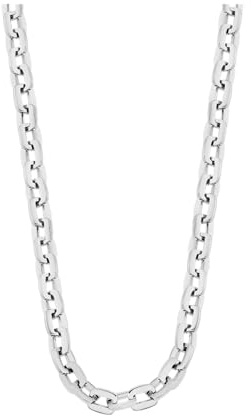 LOTUS STYLE Cadena Acero Inoxidable Hombre de 316l - Diseño Sofisticado y Resistente al Agua 500.00 mm LS2224-1/1 Collar Hombre - Regalo de Cumpleaños, Aniversario, Día del Padre y Ocasión Especial