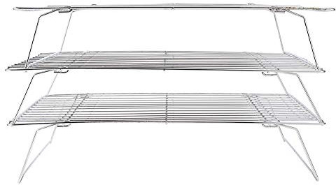 3 Tier Baking Rack, Cooling Rack, Collapsible Folding Legs Biscuits, Cakes, Kitchen, Baking, Grilling