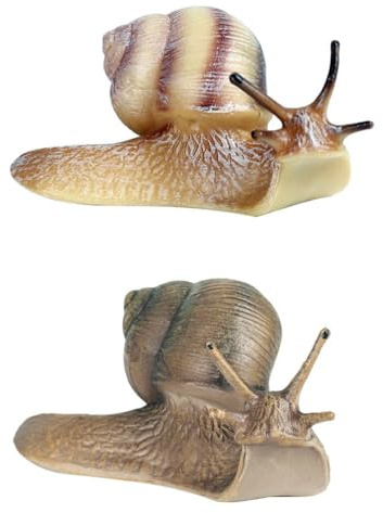 Toddmomy Landschaftsdekor Schneckenornamente Harz Schneckenfiguren Gartendekorationen Mini Harz Schneckenmodell Schnecke